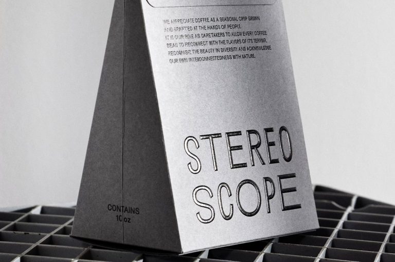 Stereoscope coffee branding